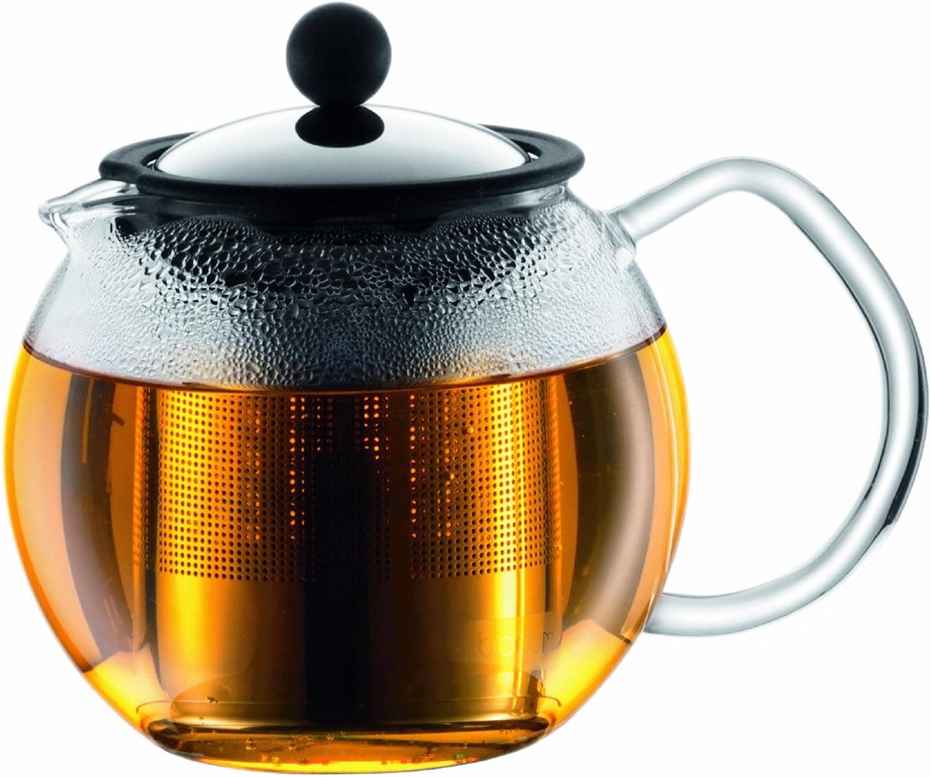 Bodum Assam 17-Ounce Glass Tea Press with Stainless-Steel Filter
