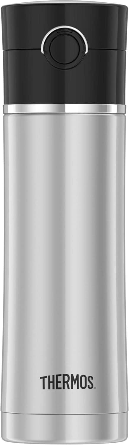 Thermos Sipp 16-Ounce Leak Proof Drink Bottle with Tea Infuser, Stainless Steel