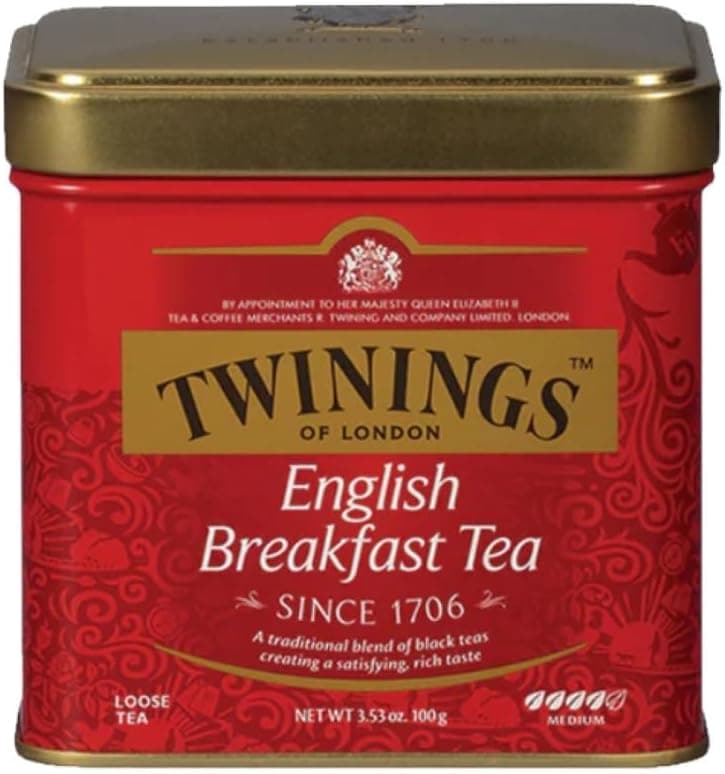 Twinings English Breakfast Loose Tea Tin, 3.53 Ounce