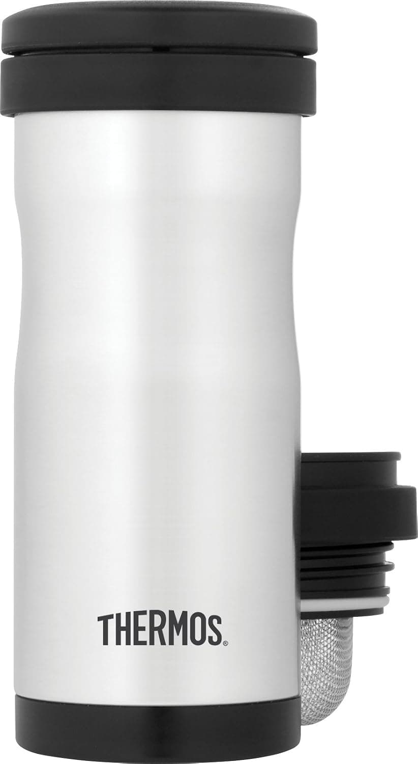 Thermos 12 Ounce Vacuum Insulated Stainless Steel Tea Tumbler with Infuser