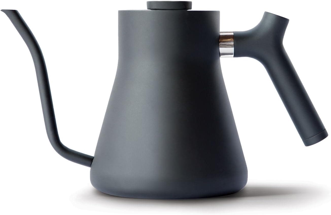 Fellow Stagg Stovetop Pour-Over Gooseneck Kettle, Matte Black, 1 Liter