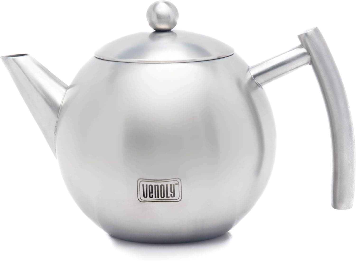Venoly Stainless Steel Tea Pot With Removable Infuser, 1.5 Liter
