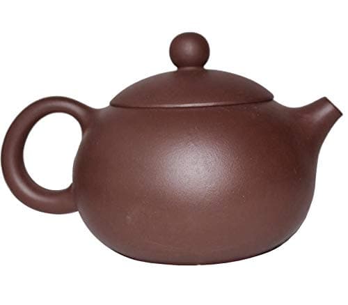 Teapot 9.2oz /270ml Chinese Classic Xishi Zisha Clay Pots Infuser for Loose Tea Hand-carved Flower (Blooming)