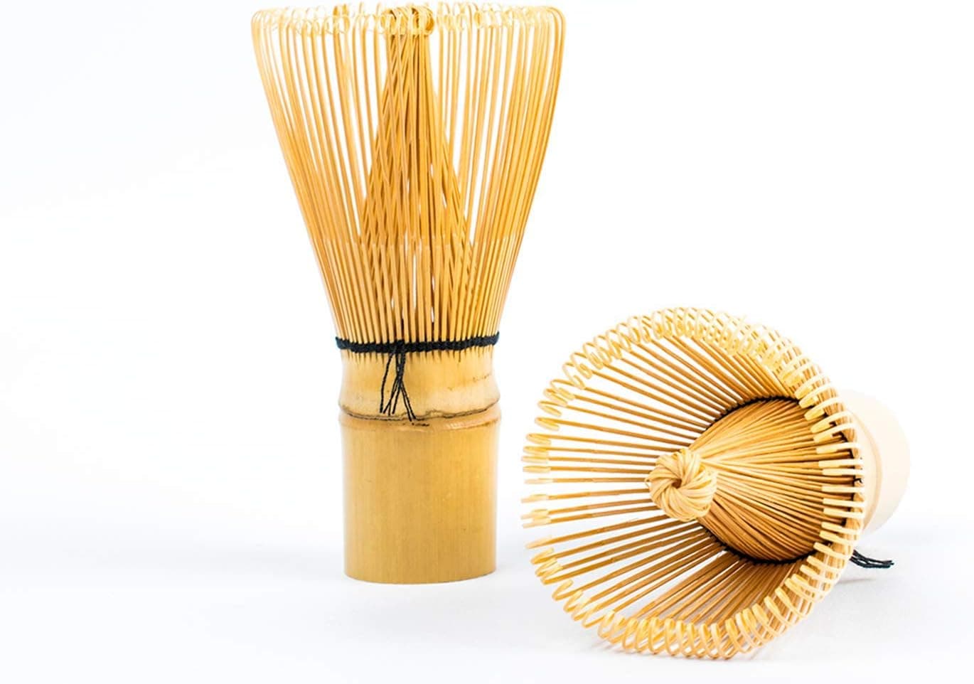Traditional Bamboo Matcha Whisk (Chasen), 100 Prong Handcrafted Tool for Authentic Japanese Tea Ceremony