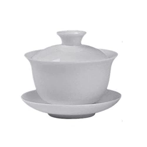 vv8oo Gaiwan Tea Set 100ml - Chinese Gongfu Tea Ceremony Set White