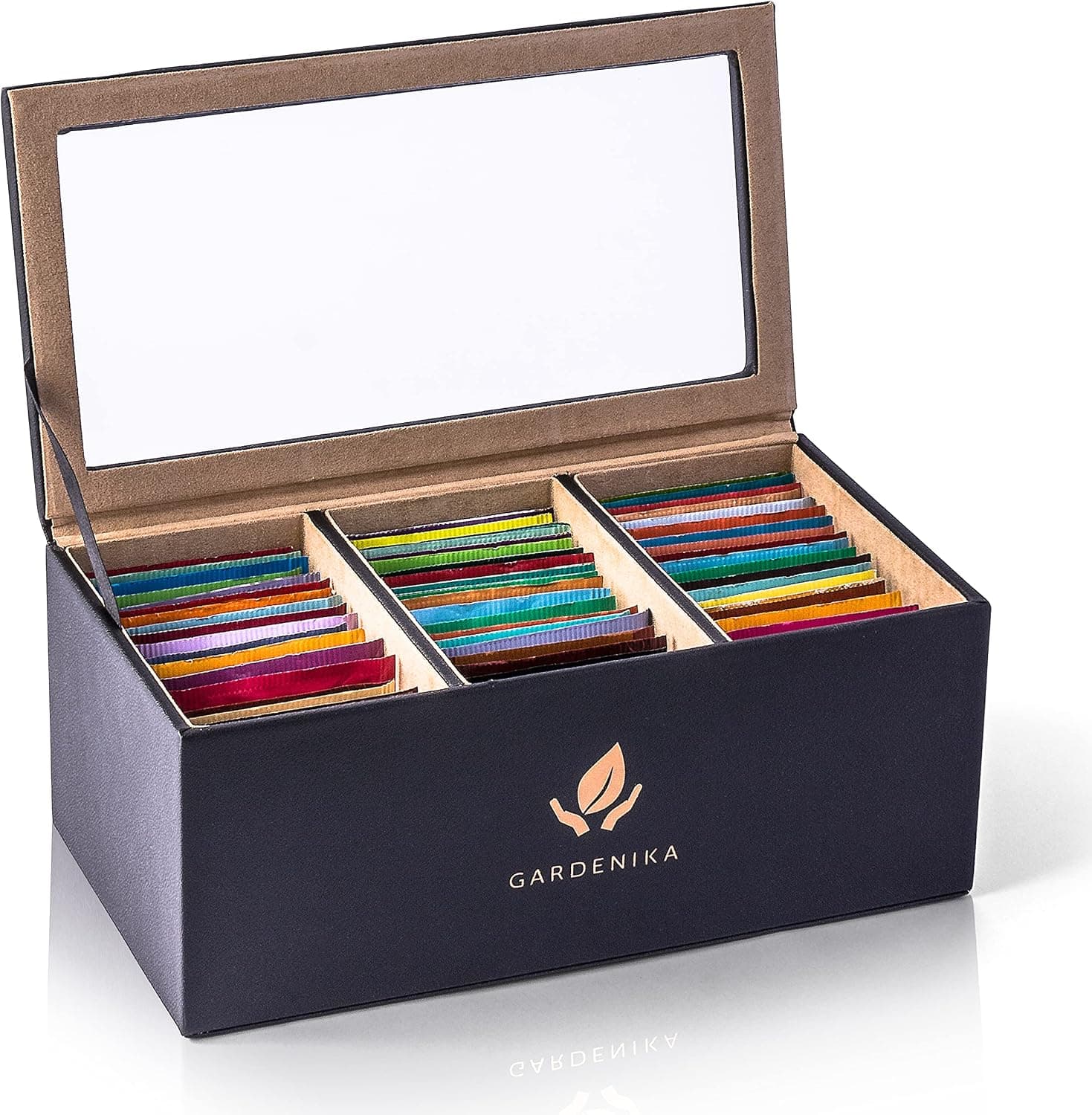 Stash Tea Bags Variety Pack Box - Herbal and Caffeine Free Sampler Gift Set, 60 Count, 15 Flavors