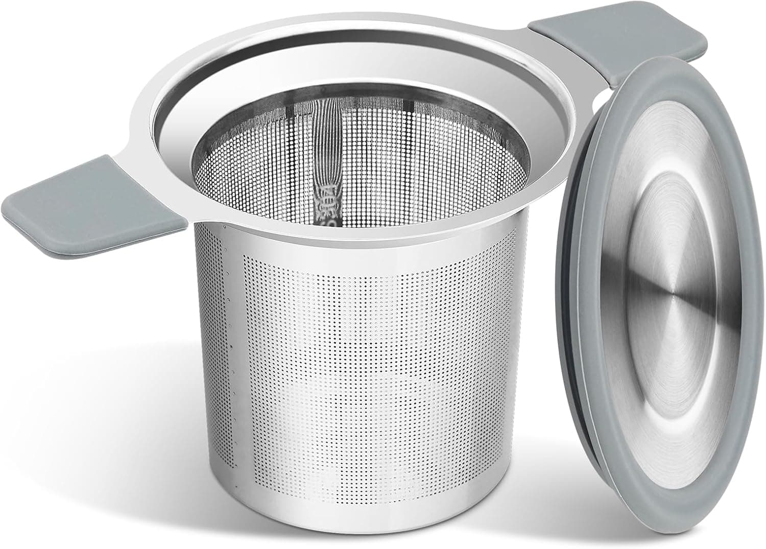Ohtomber Tea Infuser Strainers, Stainless Steel Loose Leaf Strainer with Heat Proof Double Handles