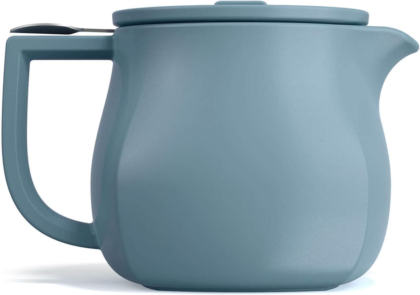 Tea Forte Ceramic Teapot with Removable Stainless Steel Infuser Basket, 24 oz
