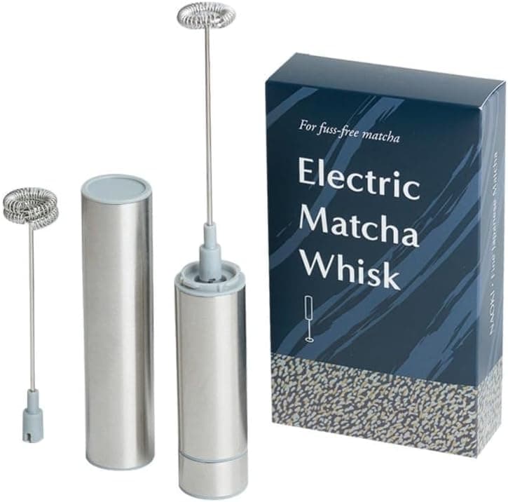 Naoki Matcha Electric Matcha Whisk and Milk Frother - Single and Double Frother Head Set
